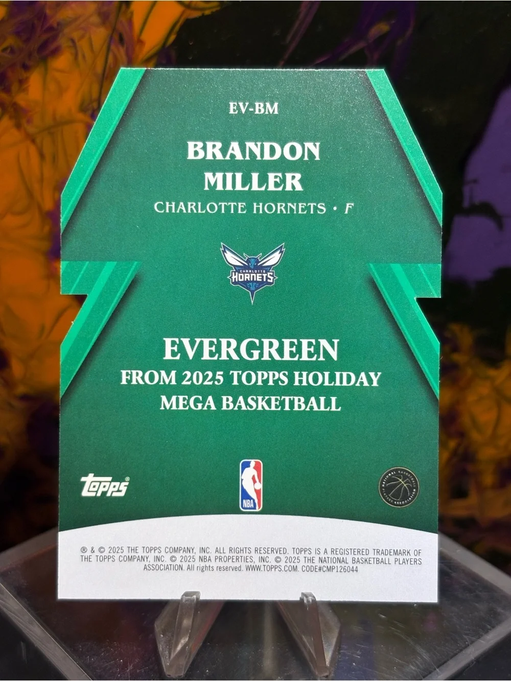EV-BM Brandon Miller 2025-26 Topps Holiday - Evergreen